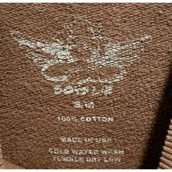 Boys Lie Goodbye And Good Riddance Brown Tie Dye Crewneck Size S/M 100% Cotton - Picture 6 of 7